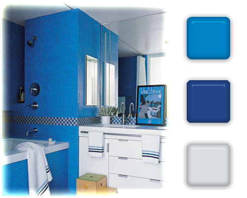 私密卫浴空间 9款卫生间色彩搭配方案--中国广