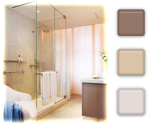 私密卫浴空间 9款卫生间色彩搭配方案--中国广