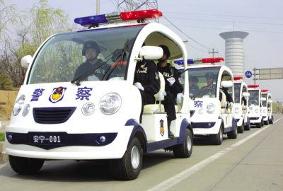 兰州:警用电动巡逻车 上岗 了--中国广播网甘肃